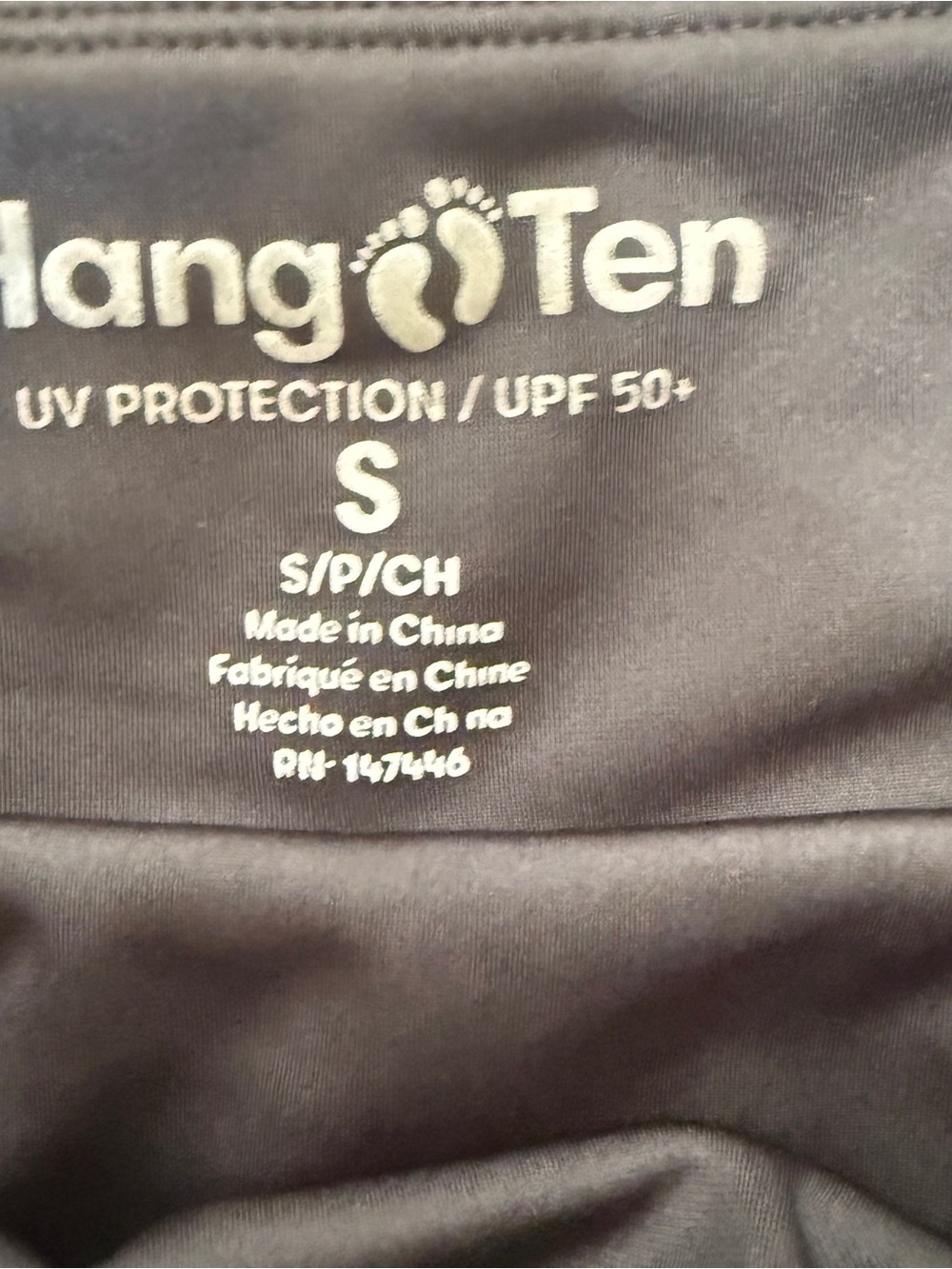 HANG TEN QUICK DRYING UPF 50+ HYBRID SHORT WITH INNER LINER in Black Size S - Picture 7 of 9